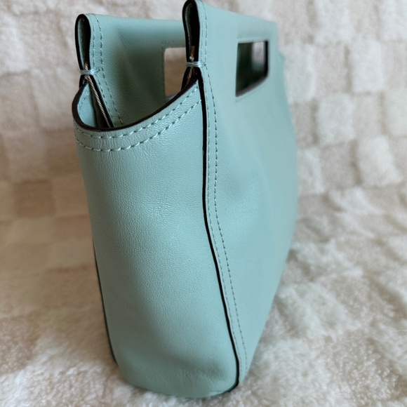 Pre-owned! VTG! COACH Legacy Clutch Hang Tag In Mint Leather Women's Pouch Zips - Picture 5 of 11